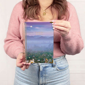 2025-2026 Small Mystical Mountains Hard Cover Planner