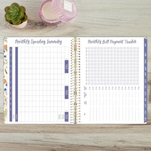 Load image into Gallery viewer, Pre-Order 2026 Whimsical Wildflowers Large Hard Cover Planner

