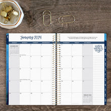 Load image into Gallery viewer, Blue Kintsugi 2024 Soft Cover Planner
