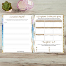 Load image into Gallery viewer, Pre-Order 2026 Coastal Calm Large Hard Cover Planner
