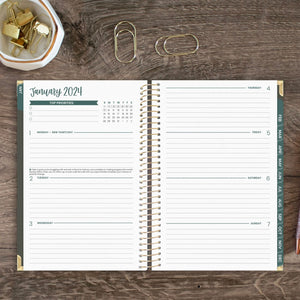 Dreams in Bloom 2024 Hard Cover Planner