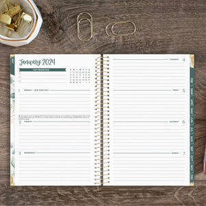 Eucalyptus 2024 Hard Cover Planner