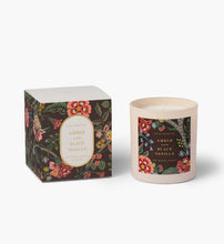 Load image into Gallery viewer, Gracie Amber and Black Vanilla Glass Candle
