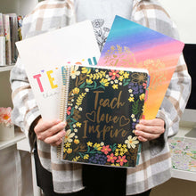 Load image into Gallery viewer, 2025-2026 Teacher Planner, With 3 Interchangeable Covers: Bold &amp; Bright
