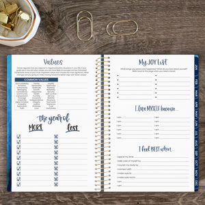 Blue Kintsugi 2024 Soft Cover Planner