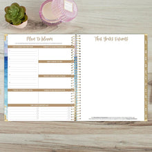 Load image into Gallery viewer, Pre-Order 2026 Coastal Calm Large Hard Cover Planner
