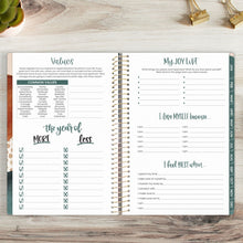 Load image into Gallery viewer, Green Earthy Abstract 2024 Soft Cover Planner
