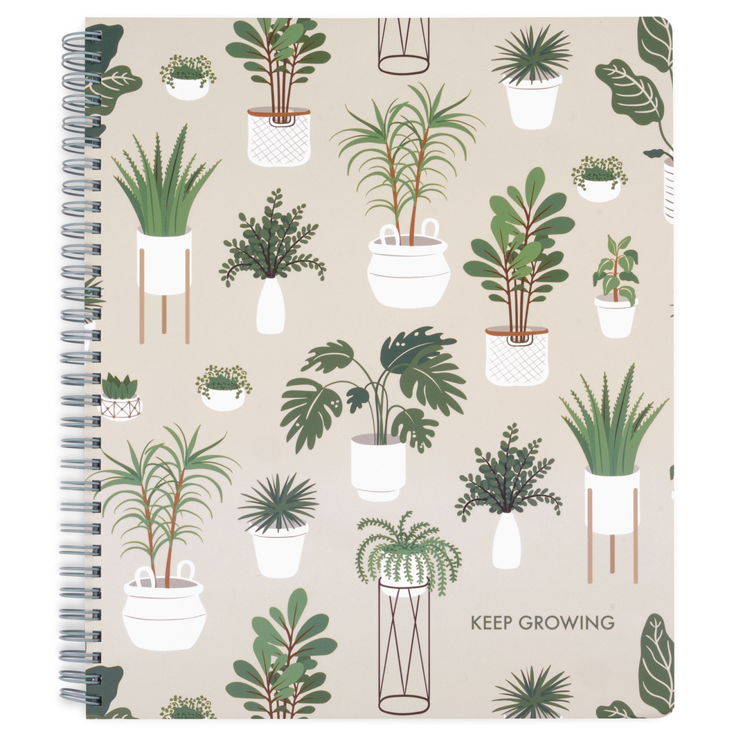 Sage Plants Large Notebook