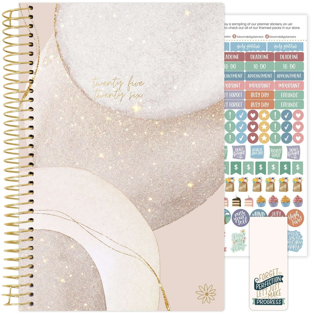 2025-2026 Brushed Beige Soft Cover Planner