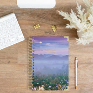 2025-2026 Small Mystical Mountains Hard Cover Planner
