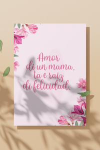 Amor di un Mama Greeting Card in Papiamento