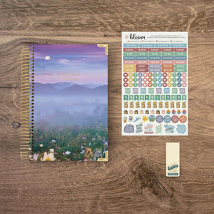 2025-2026 Small Mystical Mountains Hard Cover Planner