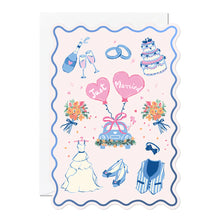 Load image into Gallery viewer, Just Married Greeting Card
