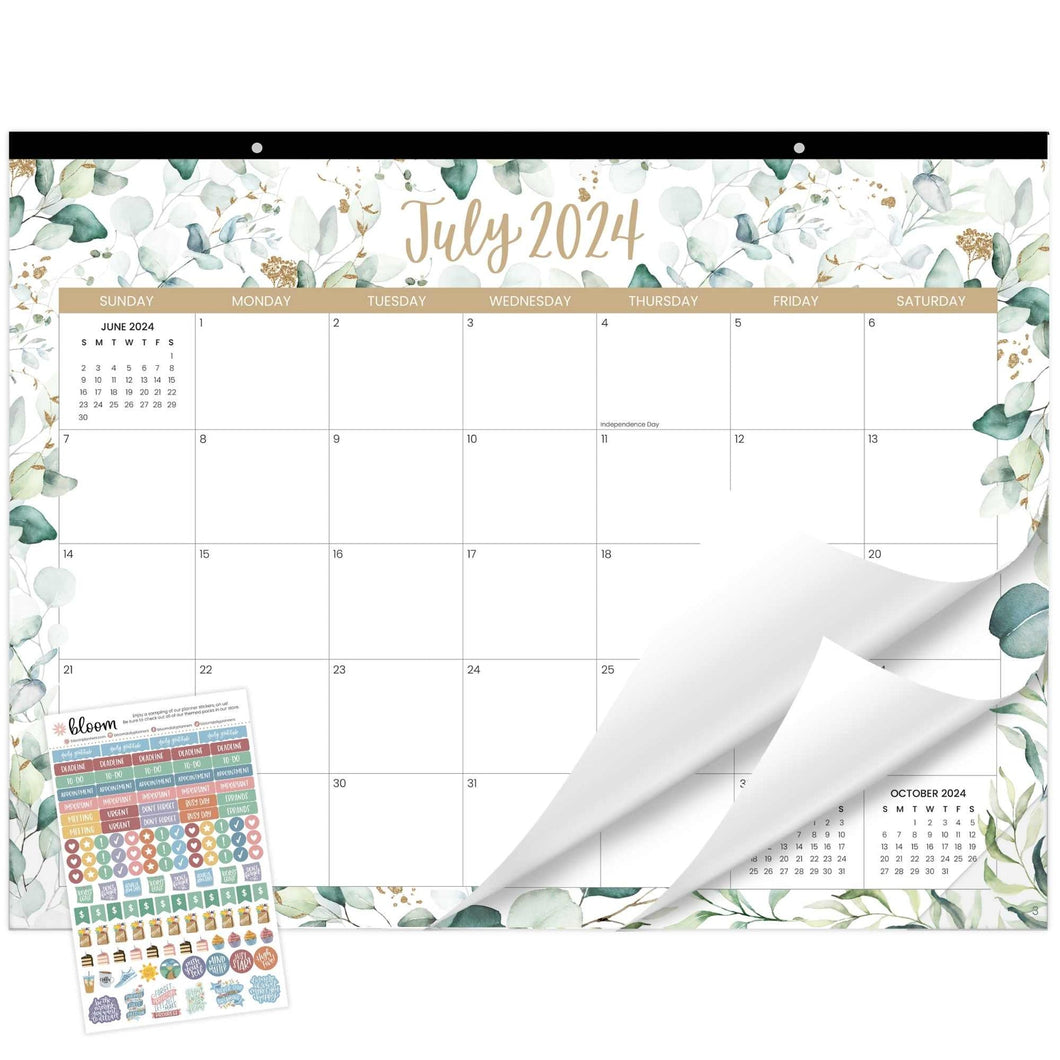 2024-2025 Greenery Desk/Wall Calendar