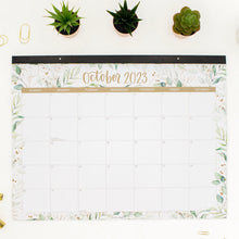 Load image into Gallery viewer, 2023-2024 Greenery Desk &amp; Wall Calendar
