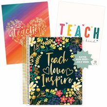Load image into Gallery viewer, 2025-2026 Teacher Planner, With 3 Interchangeable Covers: Bold &amp; Bright
