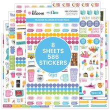 Load image into Gallery viewer, Planner Stickers, Teacher Pack
