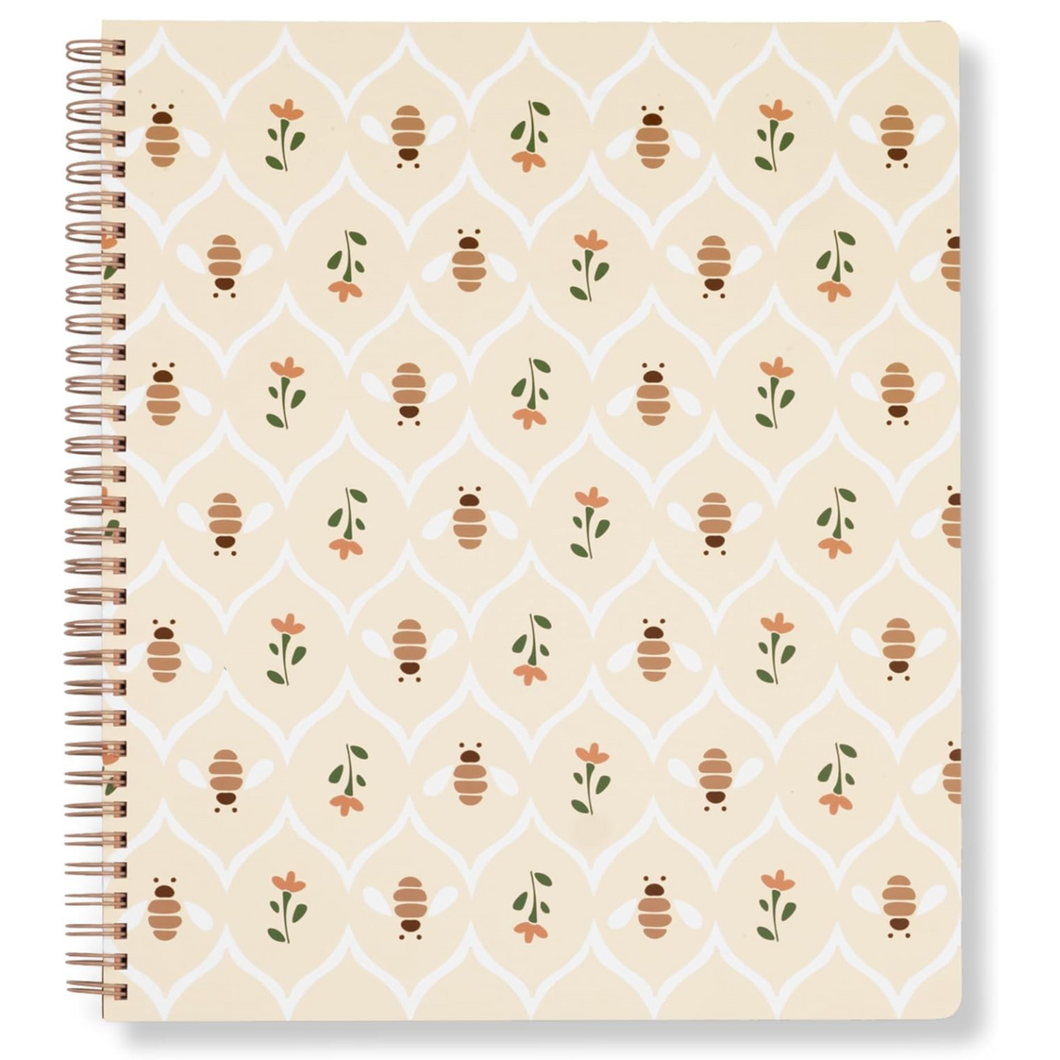 Bees Large Notebook