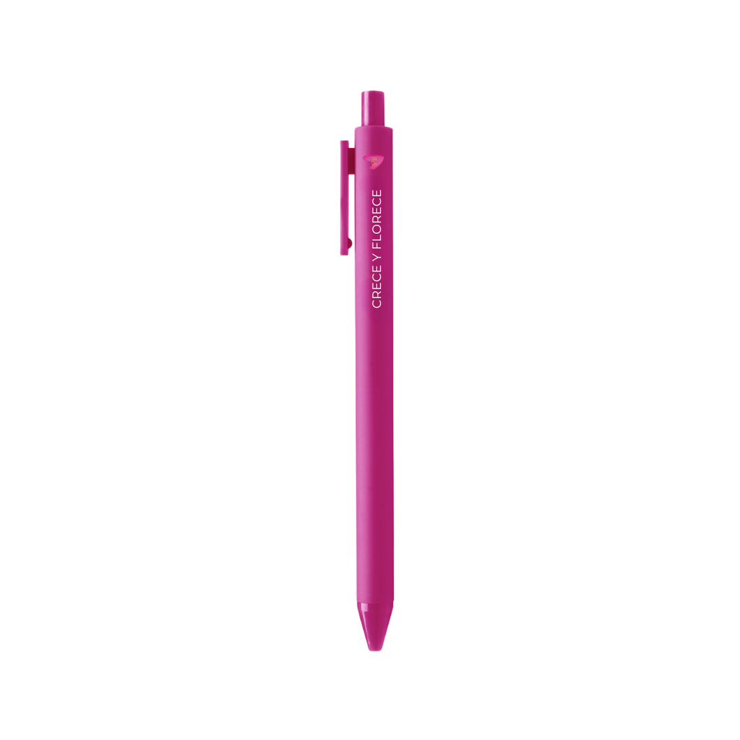 Crece y Florece, Pink Jotter Pen