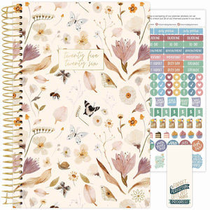 2025-2026 Butterfly Garden Soft Cover Planner