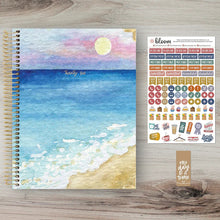 Load image into Gallery viewer, Pre-Order 2026 Coastal Calm Large Hard Cover Planner
