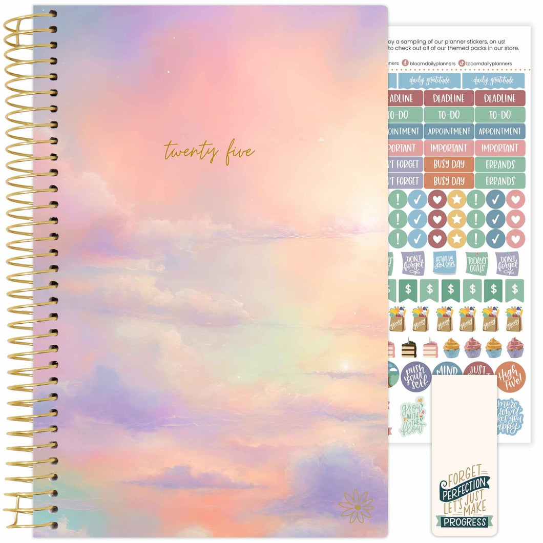 2025 Cotton Candy Sky, Soft Cover Planner