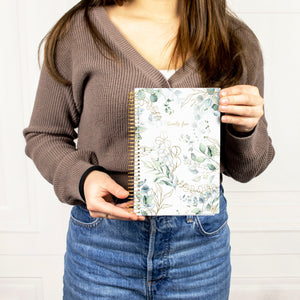 2025 White Eucalyptus, Soft Cover Planner