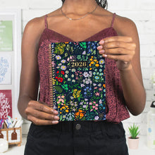 Load image into Gallery viewer, Pre-Order 2026 Navy Garden Party Soft Cover Planner
