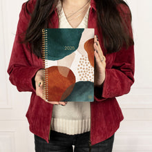 Load image into Gallery viewer, 2025 Green Earthy Abstract, Soft Cover Planner
