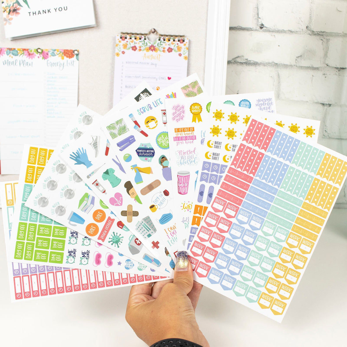 Healthcare Heroes Planner Stickers – Paper Sisters