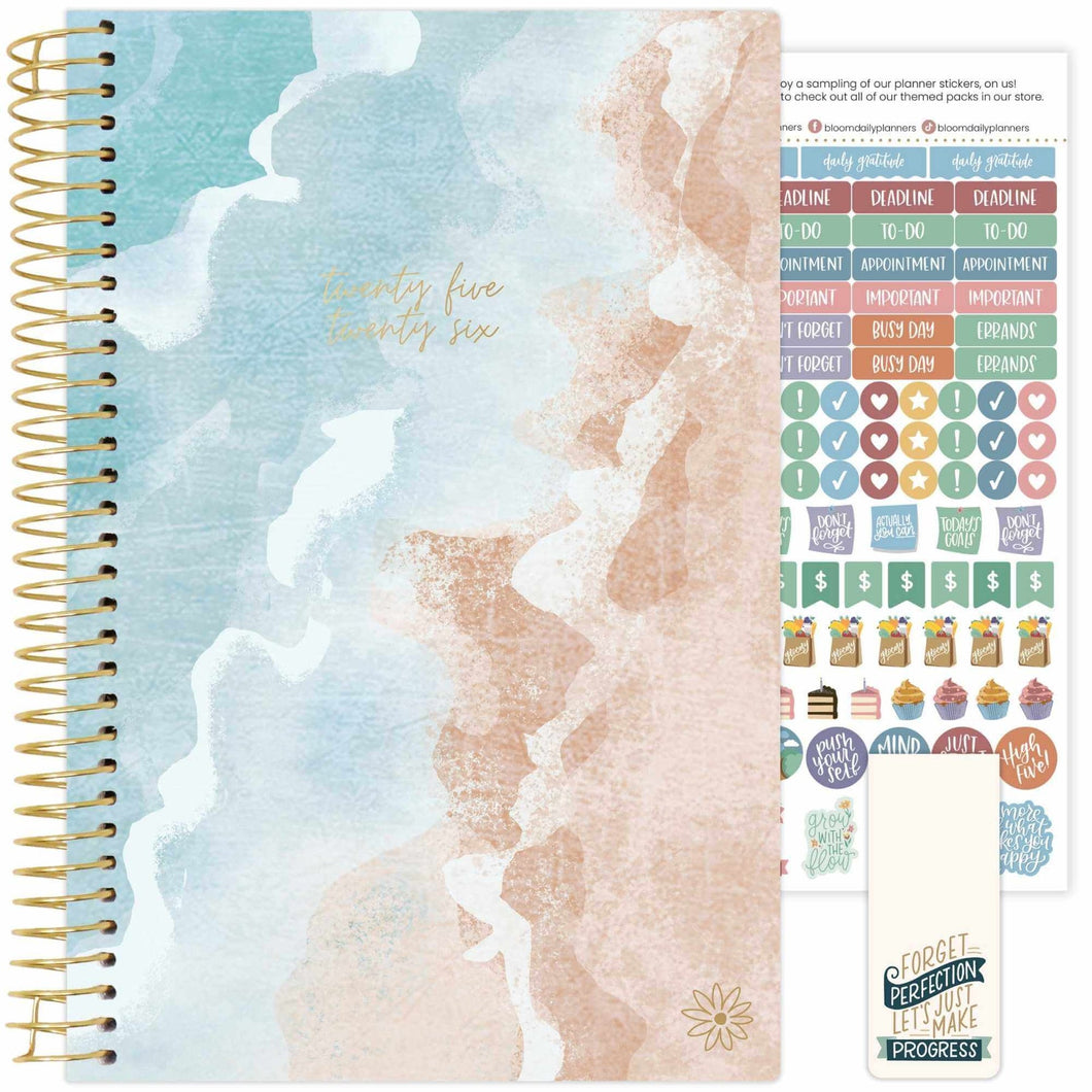 2025-2026 Ocean Oasis Soft Cover Planner
