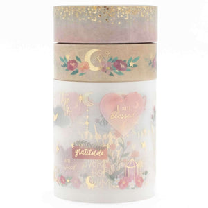 Simply Gilded x Bloom Boho Celestial, Washi Tape & PET Tape Set