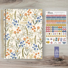 Load image into Gallery viewer, Pre-Order 2026 Whimsical Wildflowers Large Hard Cover Planner
