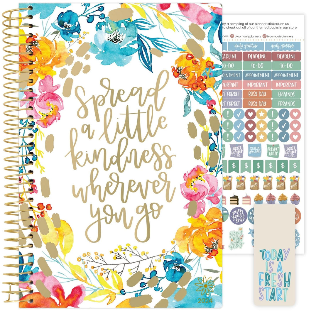 Spread Kindness 2024 Soft Cover Planner