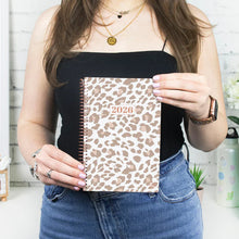 Load image into Gallery viewer, Pre-Order 2026 Tan Leopard Soft Cover Planner

