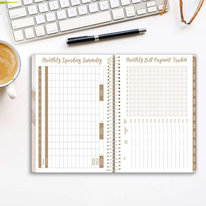 2025-2026 Brushed Beige Soft Cover Planner