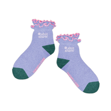 Load image into Gallery viewer, Shit Show Ruffle Socks
