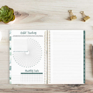 2025-2026 Boho Greenery Soft Cover Planner
