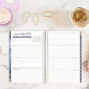 2025-2026 Small Mystical Mountains Hard Cover Planner