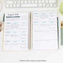 Load image into Gallery viewer, 2026-2027 Blue &amp; White Floral Soft Cover Planner
