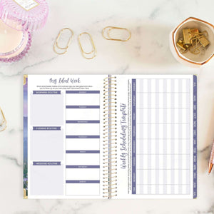 2025-2026 Small Mystical Mountains Hard Cover Planner