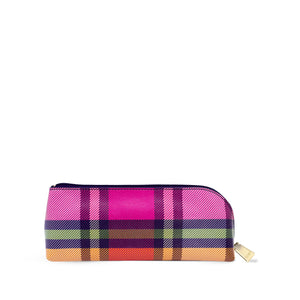 kate spade new york, Grand Plaid Duo Pencil Case