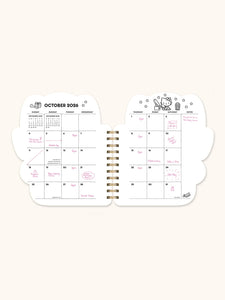 2026 Hello Kitty Playful Pink Die-Cut Weekly Planner