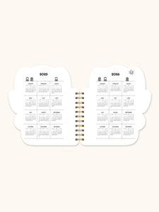 2026 Hello Kitty Playful Pink Die-Cut Weekly Planner
