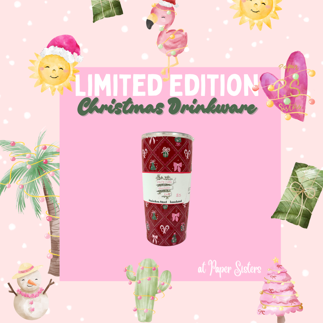 Holiday Spirit Stainless Steel Tumbler