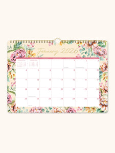 2026 Bella Flora Deluxe Wall Calendar