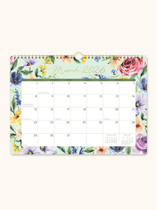 2026 Bella Flora Deluxe Wall Calendar