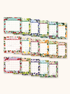 2026 Fruit & Flora Magnetic Monthly Pad Planner
