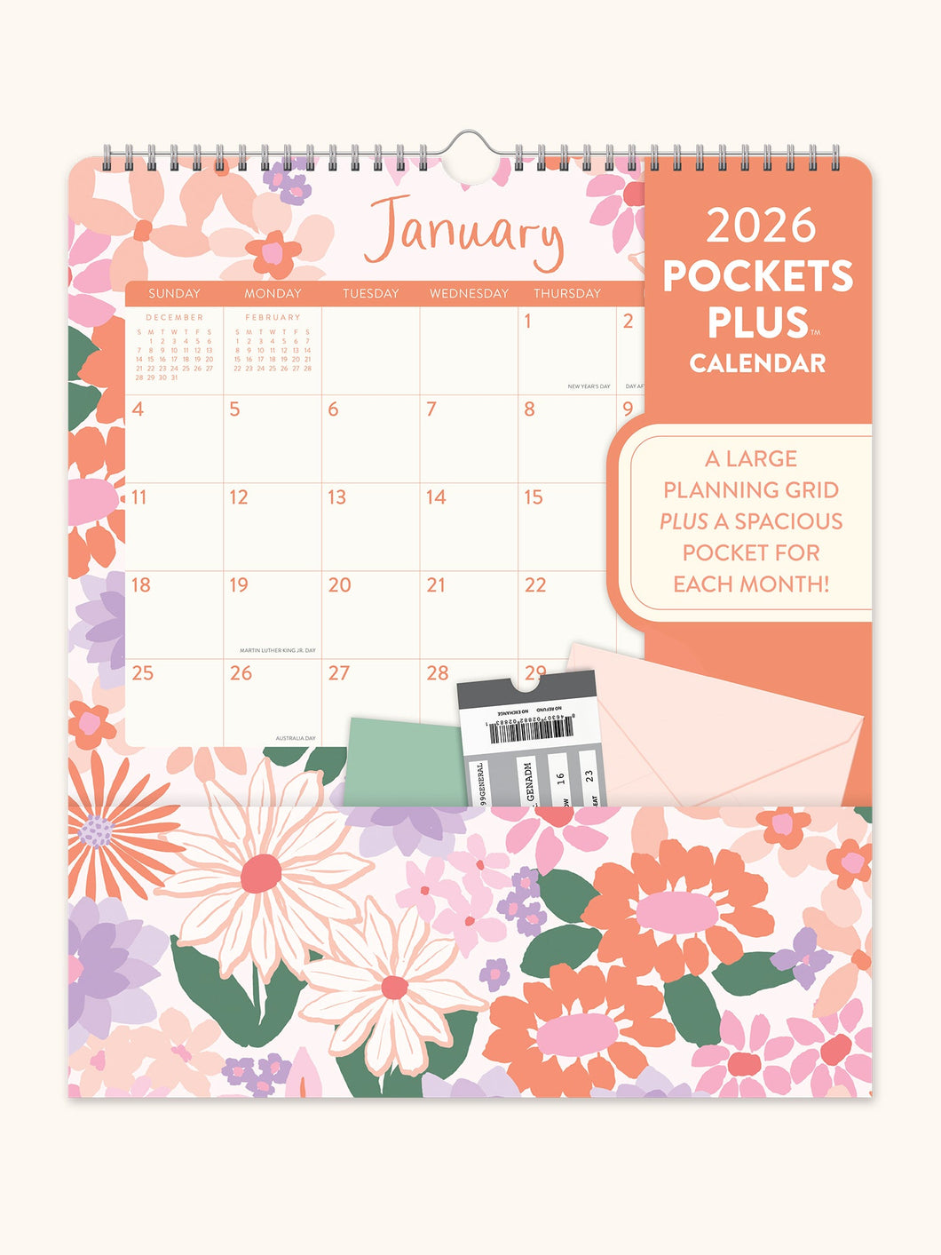 2026 Secret Garden Pockets Planner