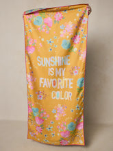 Load image into Gallery viewer, Sunshine is My Favorite Color: Beach Towel
